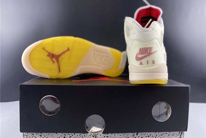 Air​ Jordan 5 x​off white 3M REFLECTIVE