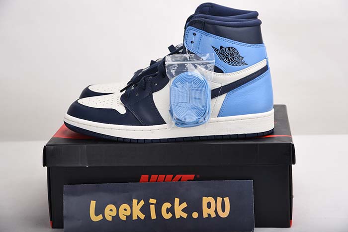 AIR JORDAN 1 OBSIDIAN UNIVERSITY BLUE 555088-140