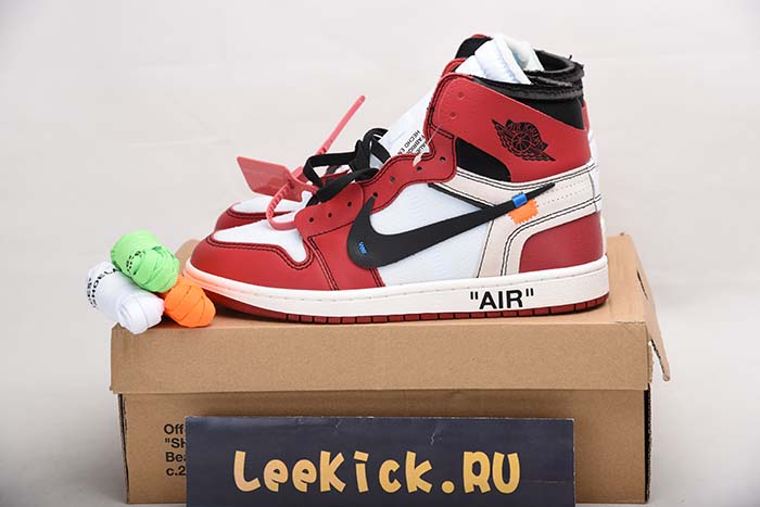 Off-White Air Jordan 1 Retro Chicago The Ten AA3834-101