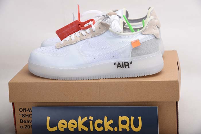 NIKE AIR FORCE 1 LOW OFF-WHITE All White AO4606-100