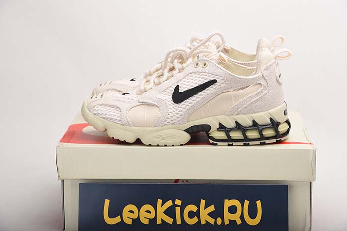 NIKE AIR ZOOM SPIRIDON CAGED STUSSY- FOSSIL CQ5486-200