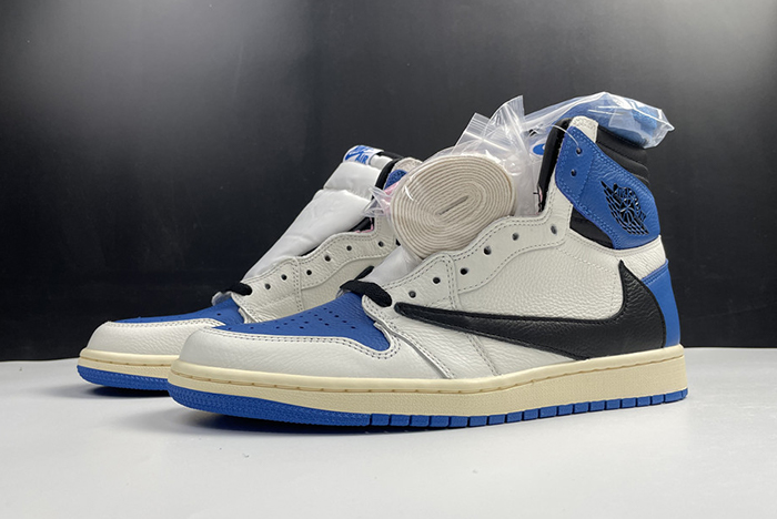 Travis Scott Fragment Air Jordan 1 Military Blue-DH3227-105