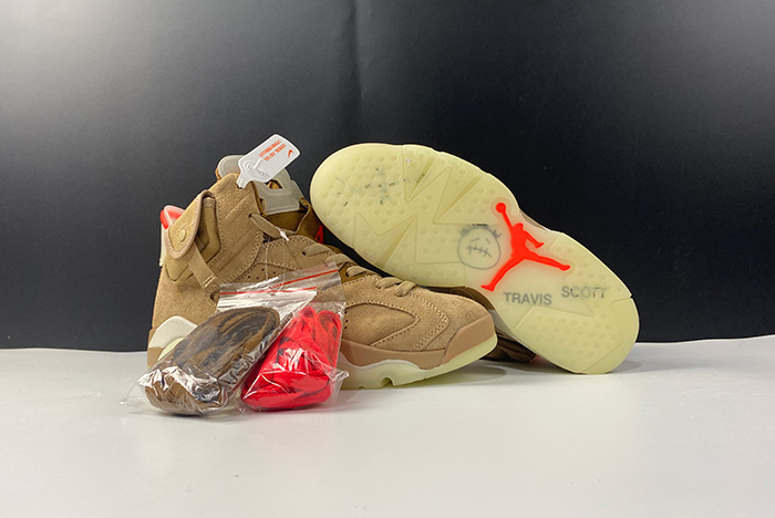 Air Jordan 6 Retro Travis Scott British Khaki - DH0690-200