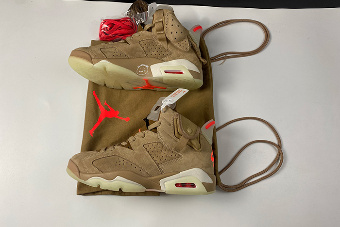 Air Jordan 6 Retro Travis Scott British Khaki - DH0690-200