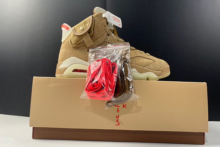 Air Jordan 6 Retro Travis Scott British Khaki - DH0690-200