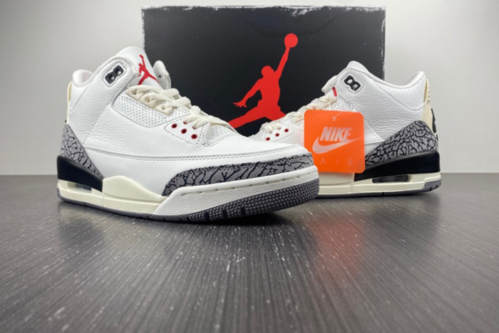 Air Jordan 3 White Cement Reimagined Shoes 2023 DN3707-100