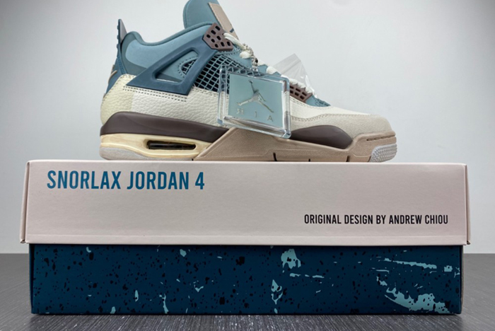 Air Jordan 4 “Snorlax” Custom Pokémon