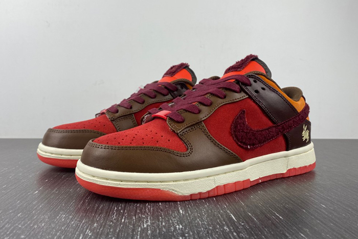 Nike Dunk Low Orange Brown FD4203-661