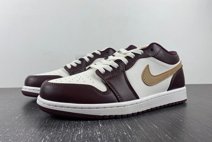 Air Jordan 1 Low Mocha Shadow Brown Sail DC0774-200