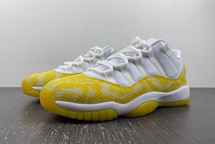 Air Jordan 11 Low WMNS “Yellow Snakeskin”AH7860-107