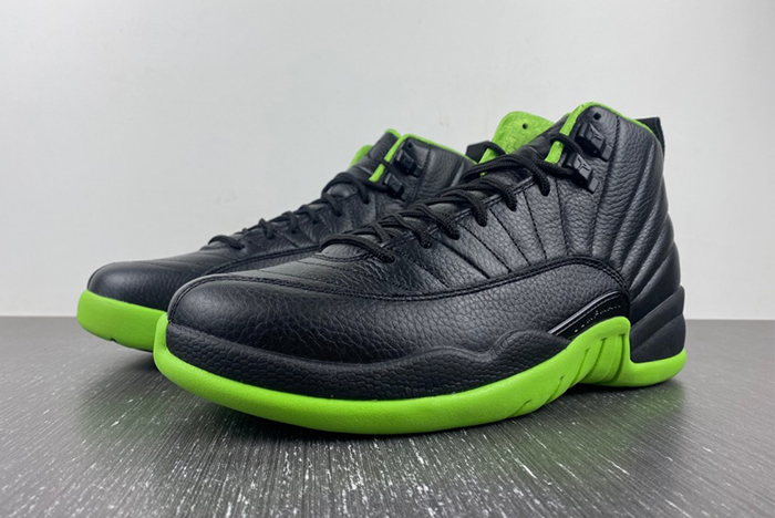 Air Jordan 12 Black Neon Green