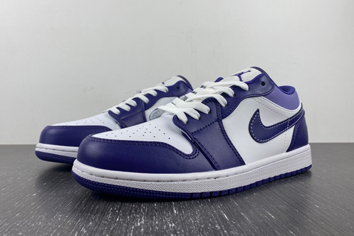 Air Jordan 1 Low Purple White 553558-515