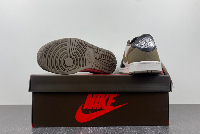 Travis Scott x Air Jordan 1 Low gray brown black