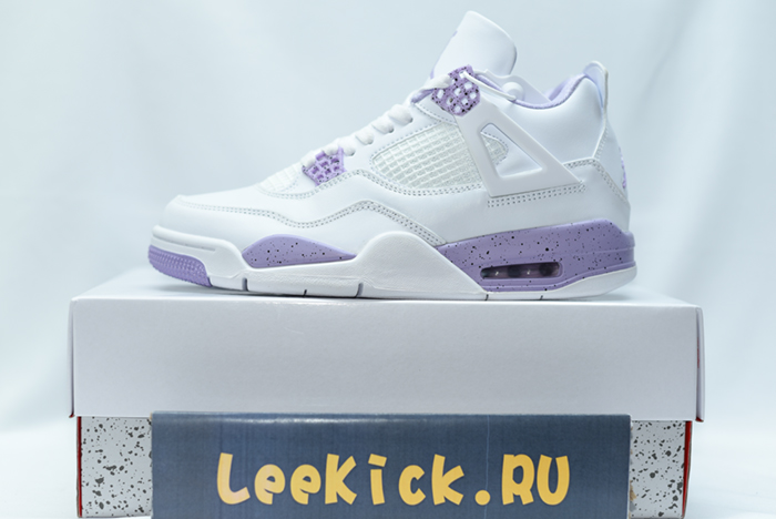 Air Jordan 4 white purple CT8527-115