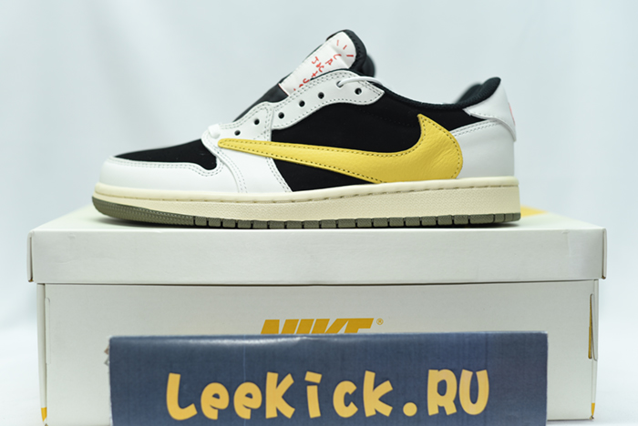 Travis Scott x Air Jordan 1 Low yellow black