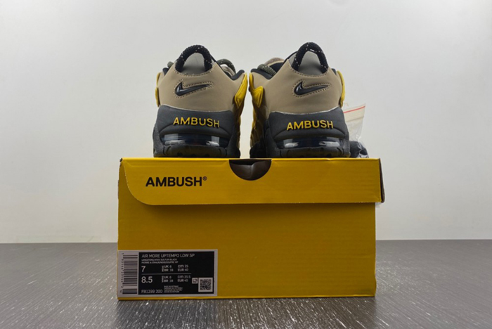 AMBUSH x Nike Air More Uptempo Low “Limestone”