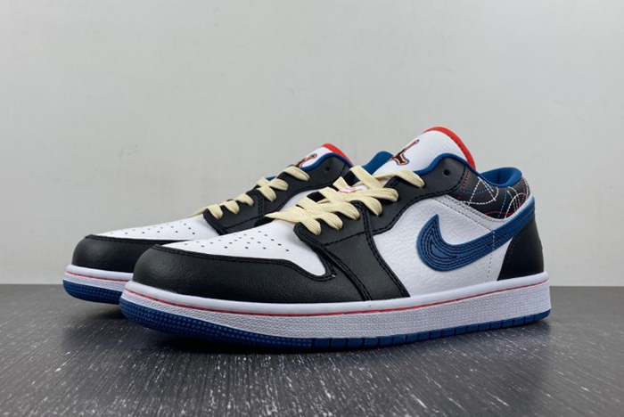 Air Jordan 1 Low SE black white blue