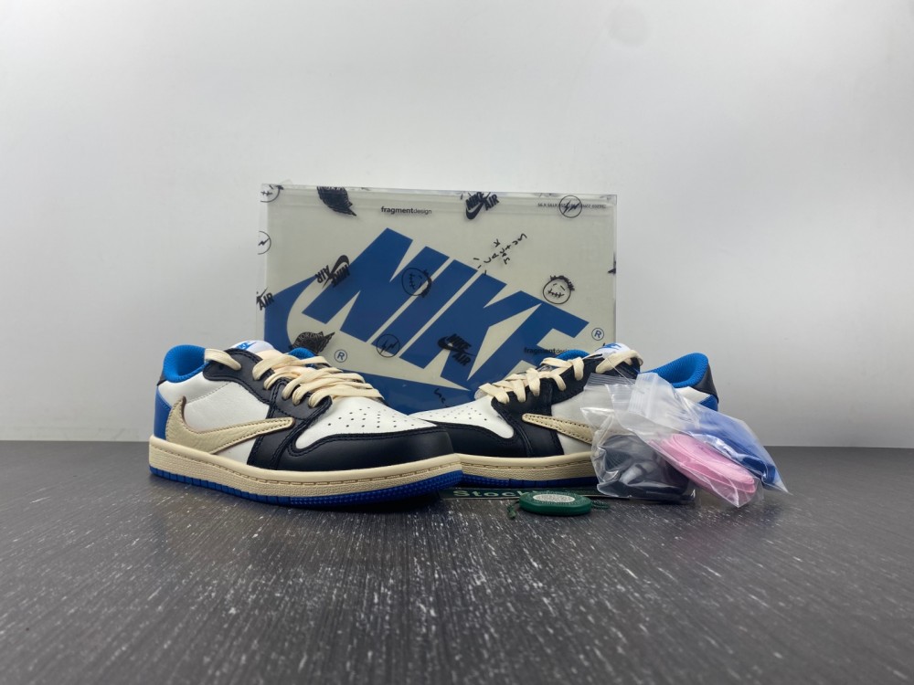Travis Scott x Fragment x Air Jordan 1 Low OG DM7866-140