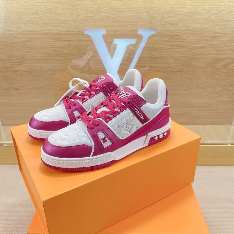 L&&V Trainer Low White Fuchsia