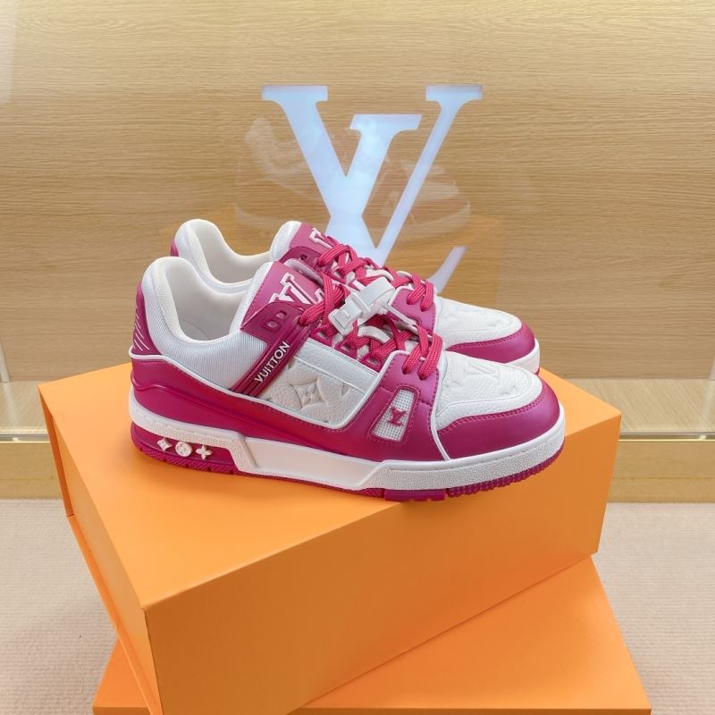 L&&V Trainer Low White Fuchsia