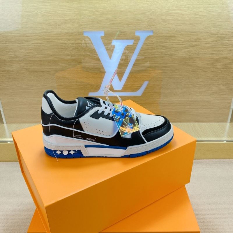L&&V SS21 Upcycled Trainer Black/White/Blue