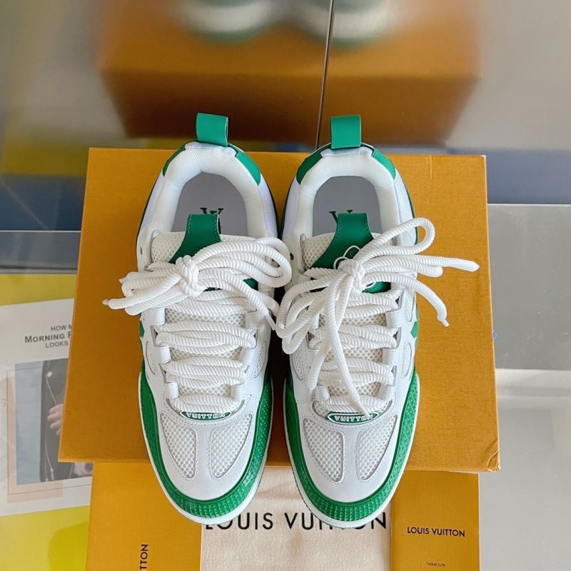 L&&V Skate Sneaker White green