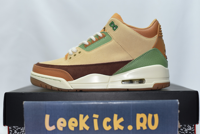 Air Jordan 3 brown green CT8532-160