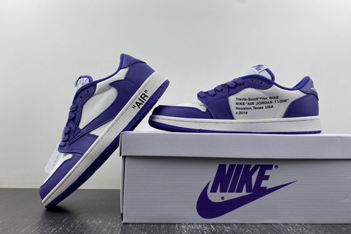 OFF-WHITE x Travis Scott x Air Jordan 1 OW Purple