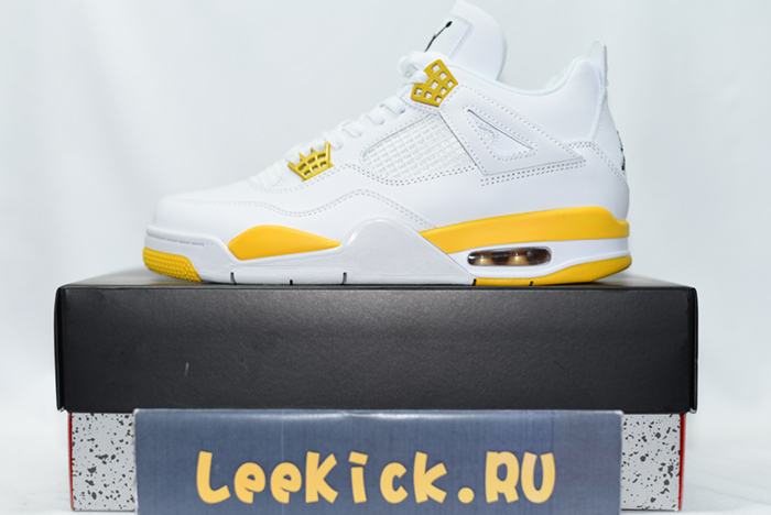Air Jordan 4 WMNS “VividSulfur”AQ9129-101 white