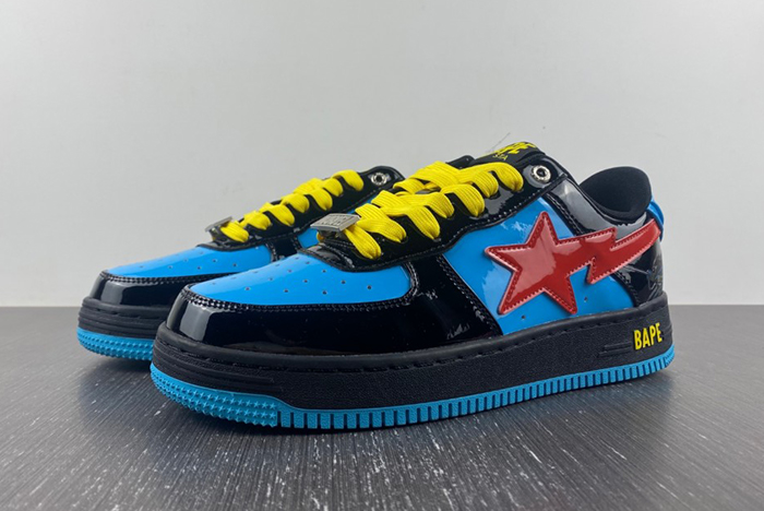 BAPE MARVEL BAPE STA BLACK YELLOW