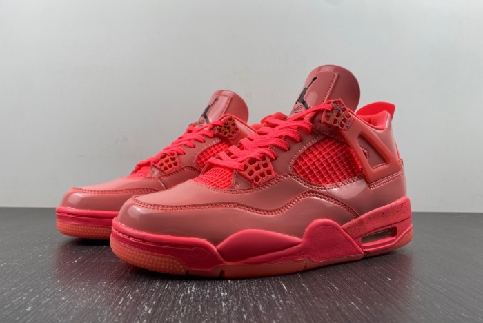 Air Jordan 4 Retro NRG WMNS ''Hot Punch/Black-Volt'' AQ9128-600