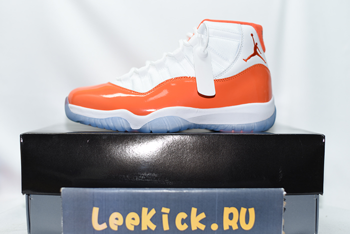 Air Jordan 11 white orange