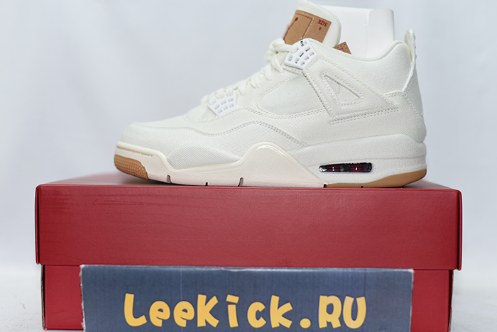 Levi’s x Air Jordan 4 “White”