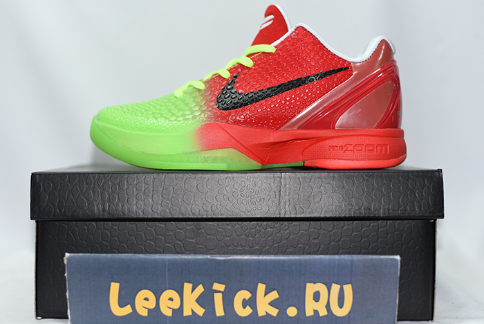 Kobe 6 Protro Green and red CW2190-301