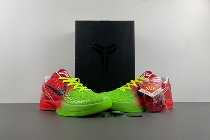 Kobe 6 Protro Green and red CW2190-301