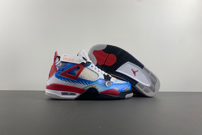 Air Jordan 4 white red blue DH6927-161